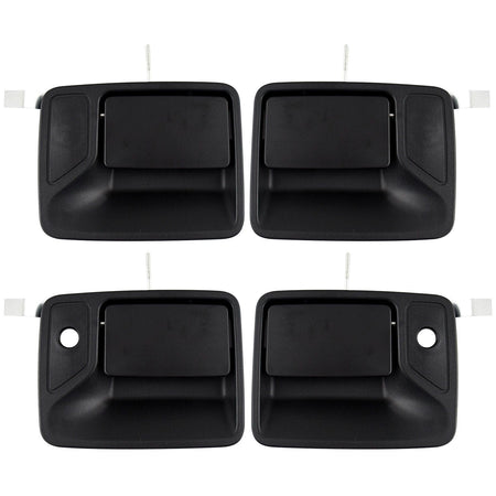 4PCS Door Handles Exterior Front & Rear Kit For Excursion F250 F350 F450 SD 7C3Z2626601AA