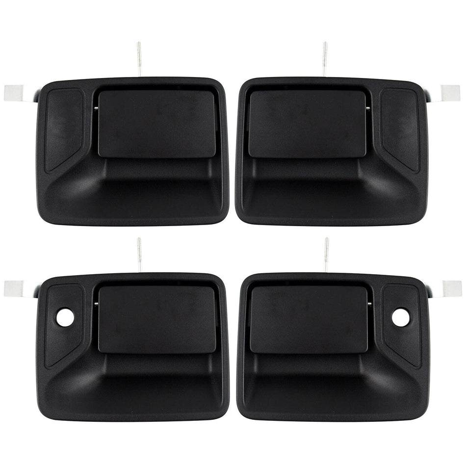 4PCS Door Handles Exterior Front & Rear Kit For Excursion F250 F350 F450 SD 7C3Z2626601AA
