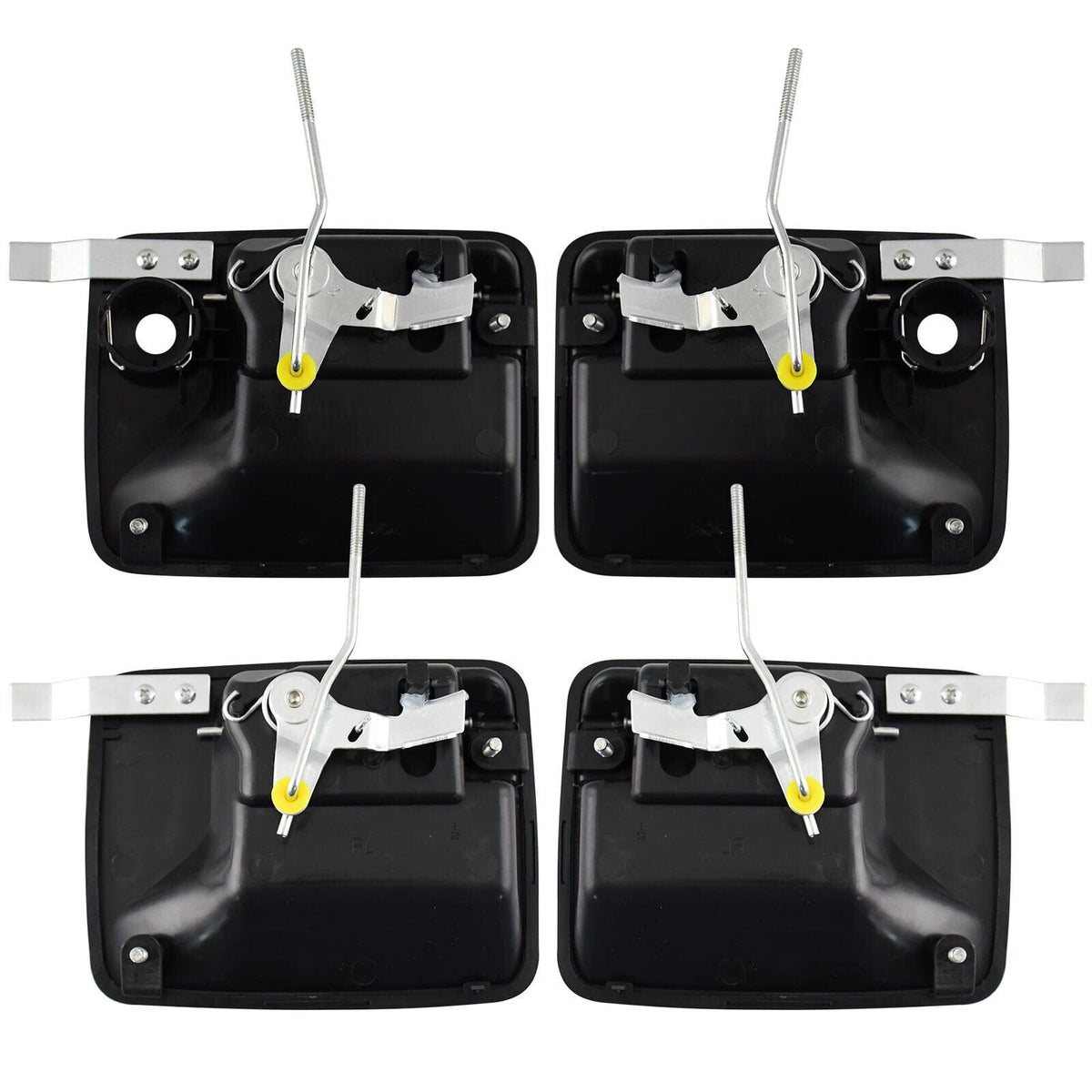 4PCS Door Handles Exterior Front & Rear Kit For Excursion F250 F350 F450 SD 7C3Z2626601AA