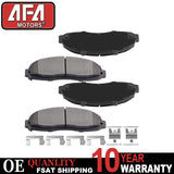 4X Front Ceramic Disc Brake Pads For 2002 2003 Ford F-150 Lincoln Blackwood