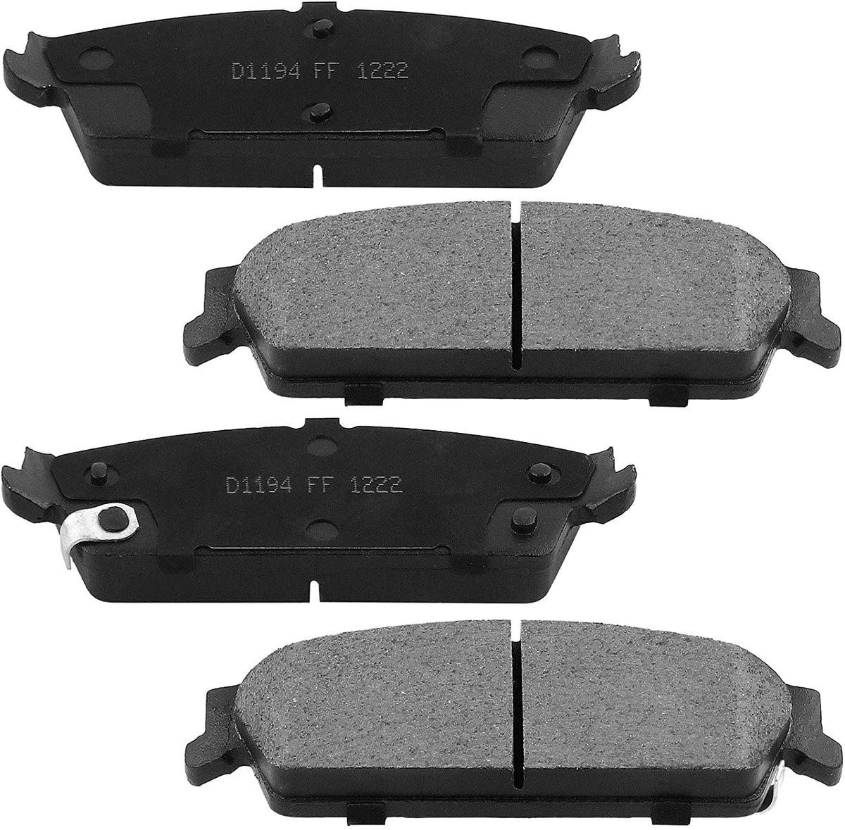 Chevrolet Silverado Rear Brake Rotors 12066065 D1194