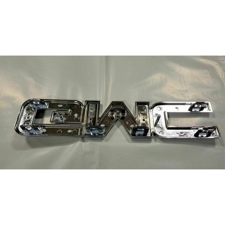 GMC Sierra 1500 2500HD 3500HD Emblem with clips Black Chrome
