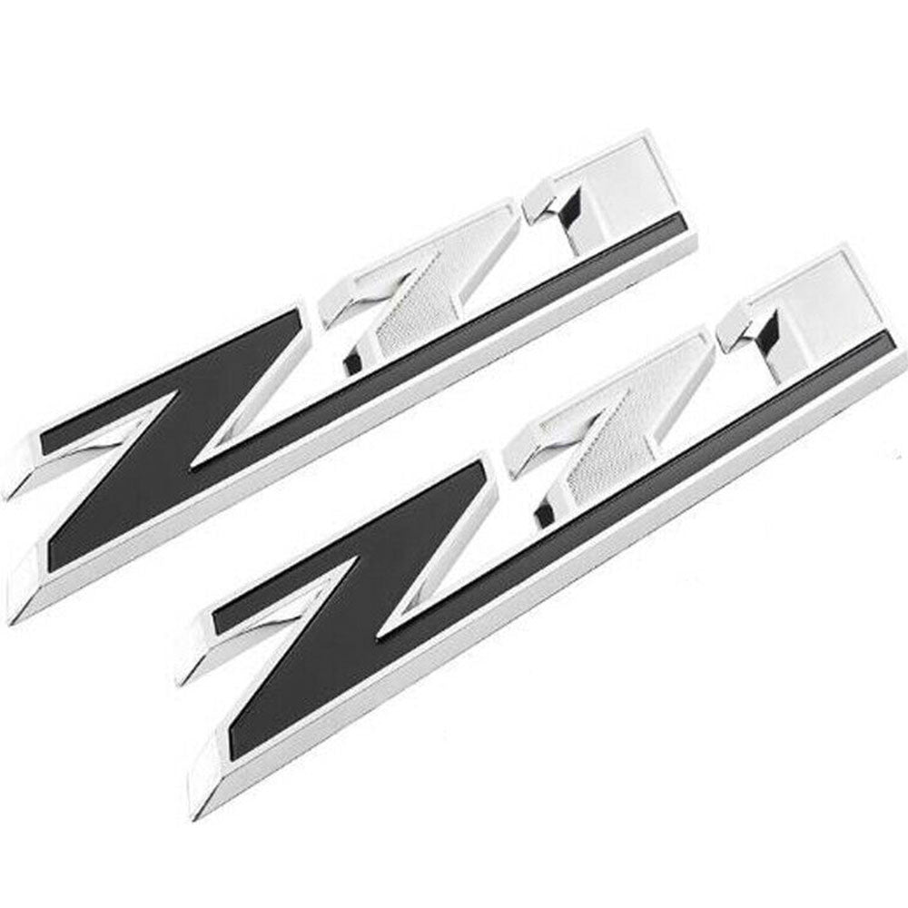 Chevrolet Z71 Badge Emblem GMC Sierra Silverado 1500 2500 2PCS