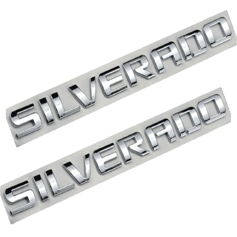 Chevrolet Silverado Emblems - Silverado Letter Chrome 15129652