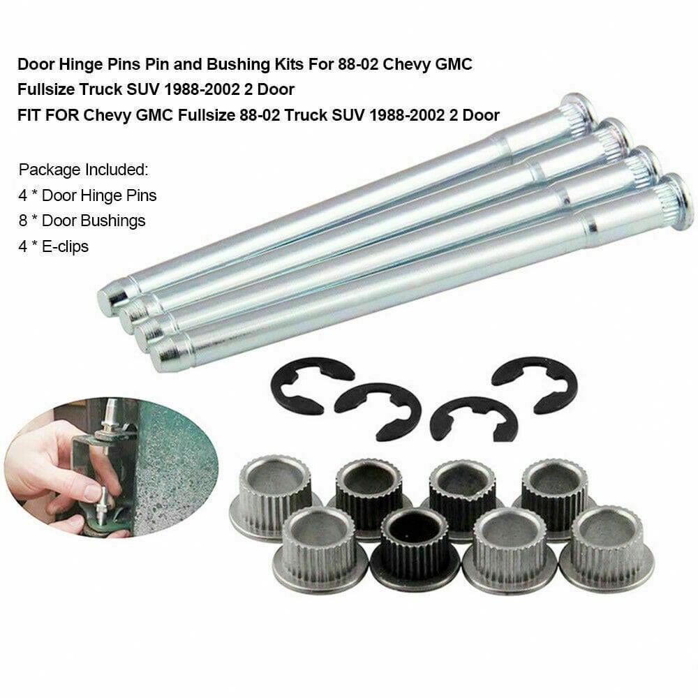 4 Sets Door Hinge and Pin Bushing Kit for 1988-2002 Chevy S10 GMC S15 Pickup Hot