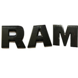 Dodge Ram 1500 Emblem Tailgate Letters Black 68245564AD, 68245565AD, 68245566AD