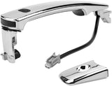 Front Left Door Handle Fits for Nissan Murano/Rogue/Rogue Select, Infiniti FX35/FX45/G35-Chrome Exterior Door Handle Driver Side