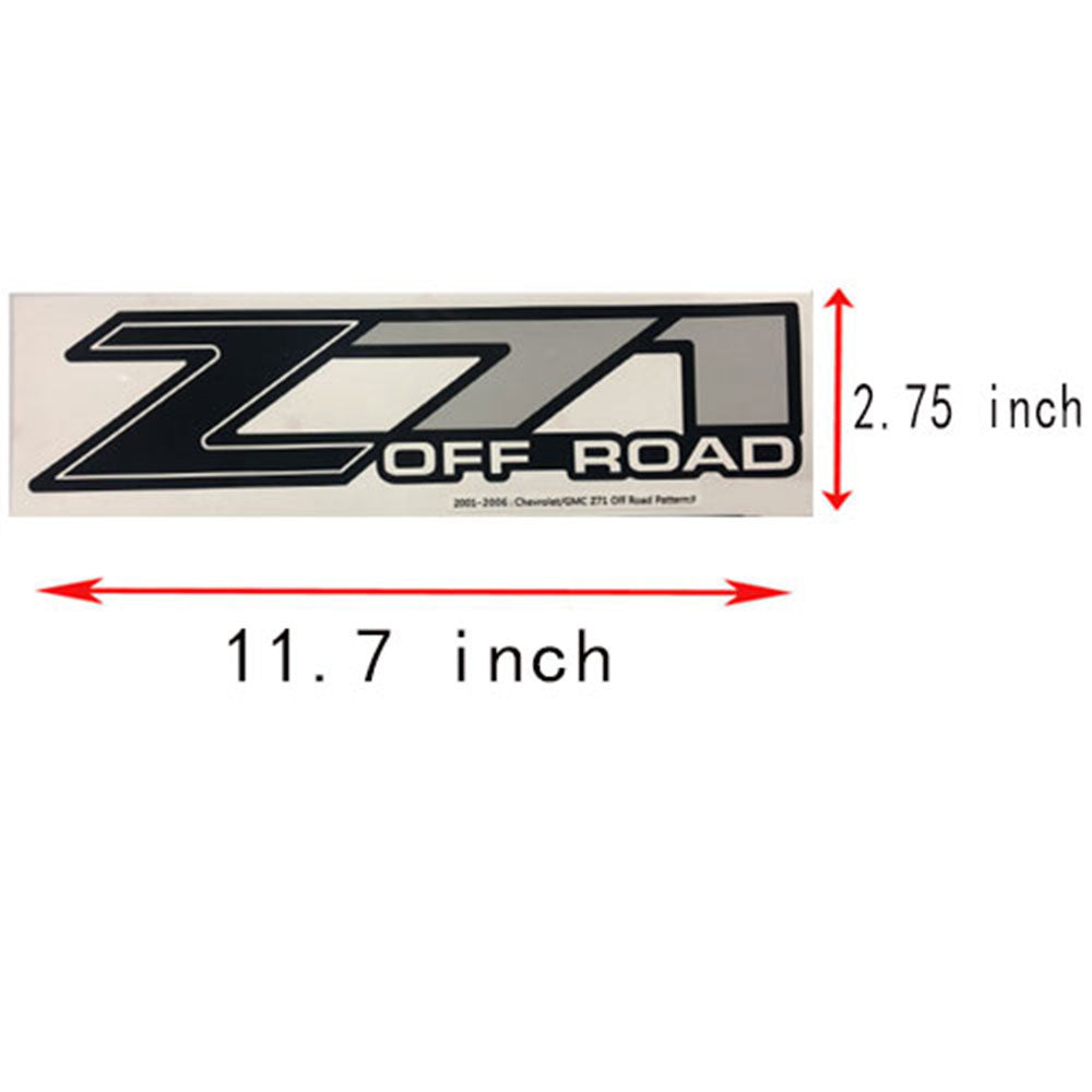 Z71 OFF ROAD sticker Chevy Silverado GMC Sierra 4x4 - set of 2