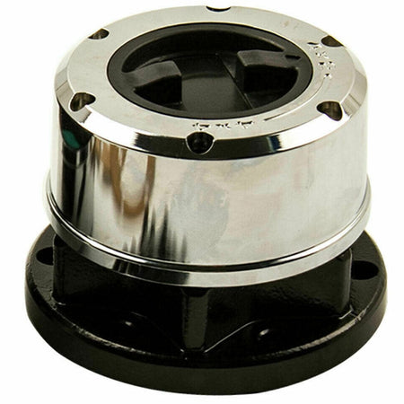 Premium Manual Locking Hub with Zinc Aluminum Alloy Dial Locking Hub Fit for Nissan Pathfinder Titan Xterra D21 Pickup, w /28 Splines, Chrome-29091