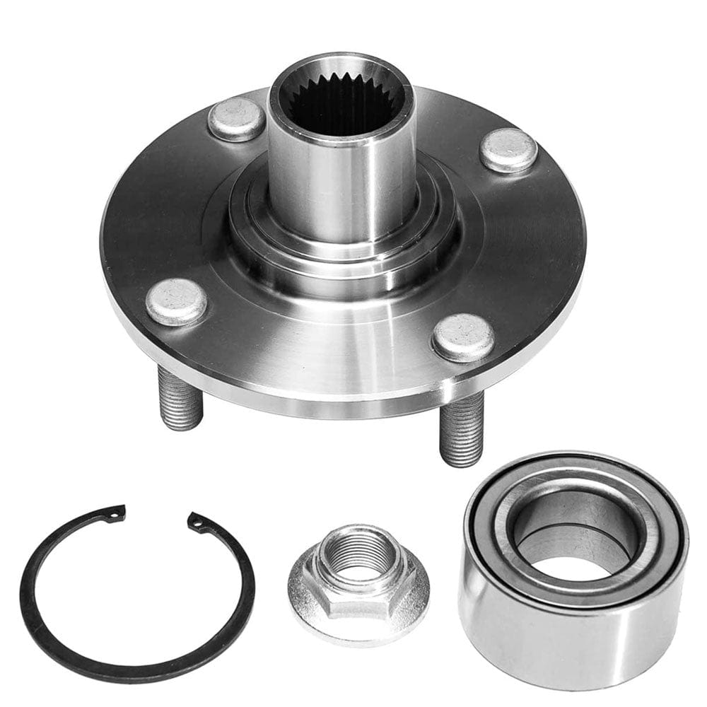 MotorbyMotor 518510 Front Wheel Bearing and Hub Assembly Fits for 2000-2011 Ford Focus Wheel Hub w/4 Lugs w/ABS - 2 PACK