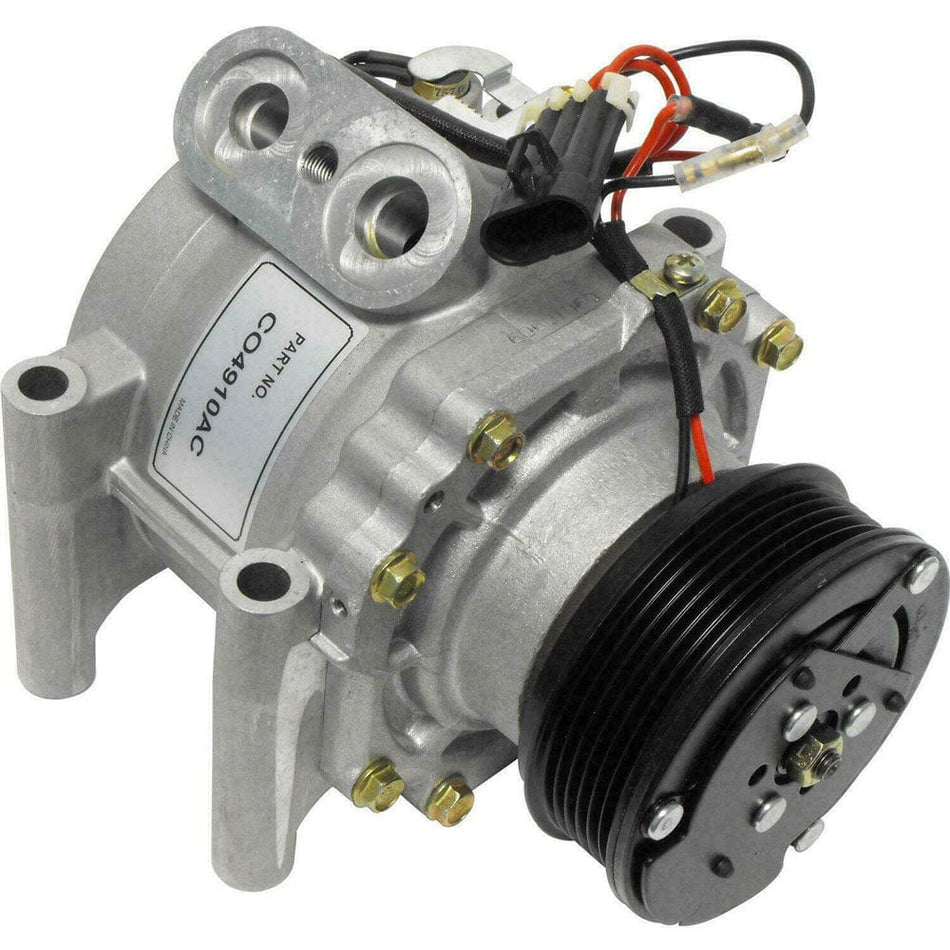 A/C Compressor Fits for Chevy Trailblazer/Trailblazer EXT, GMC Envoy/Envoy XL, Saab 9-7x, Isuzu Ascender, Buick Rainier, Oldsmobile Bravada-L6 4.2L