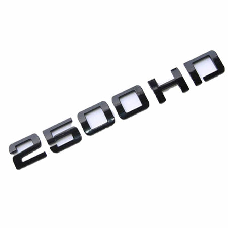 GMC Sierra 2500HD Emblem - 2500HD Letter Glossy Black