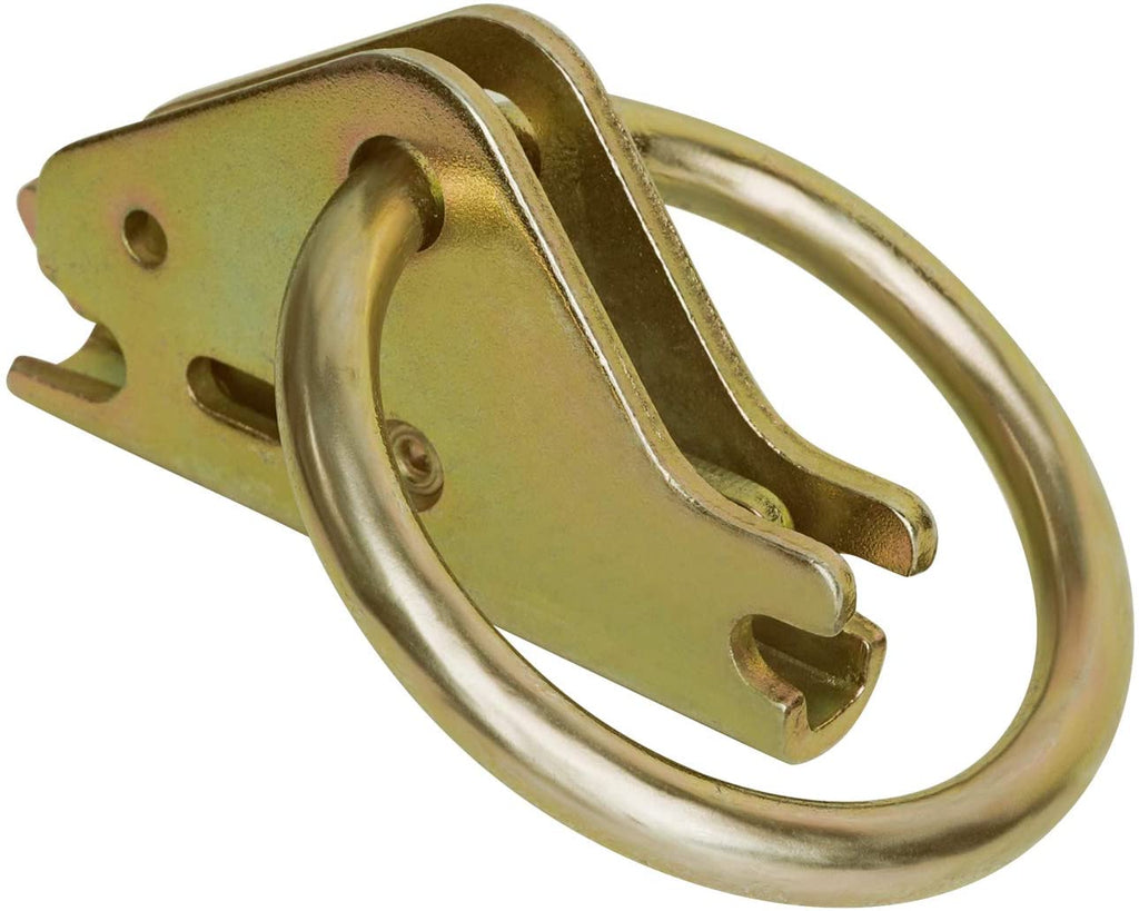 Robbor E-Track Ring Tie Down Anchors 10 Packs E-Track O Ring Perfect E-Tracking Fittings Multi-Purpose E Track Tie Downs Secure Cargo in Enclosed/Flatbed Trailers, Trucks,Van