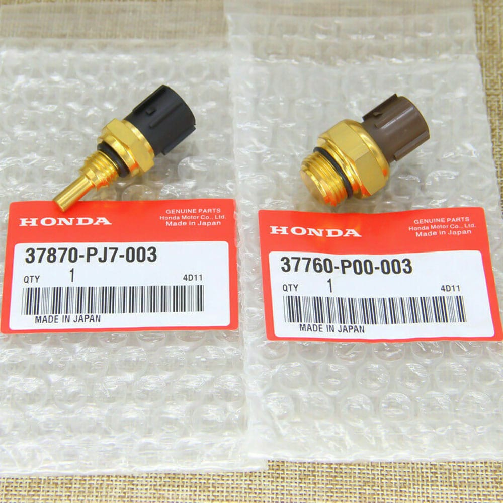 2Pcs Honda Coolant Fan Switch & Coolant Temperature Sensor fit Accord Acura