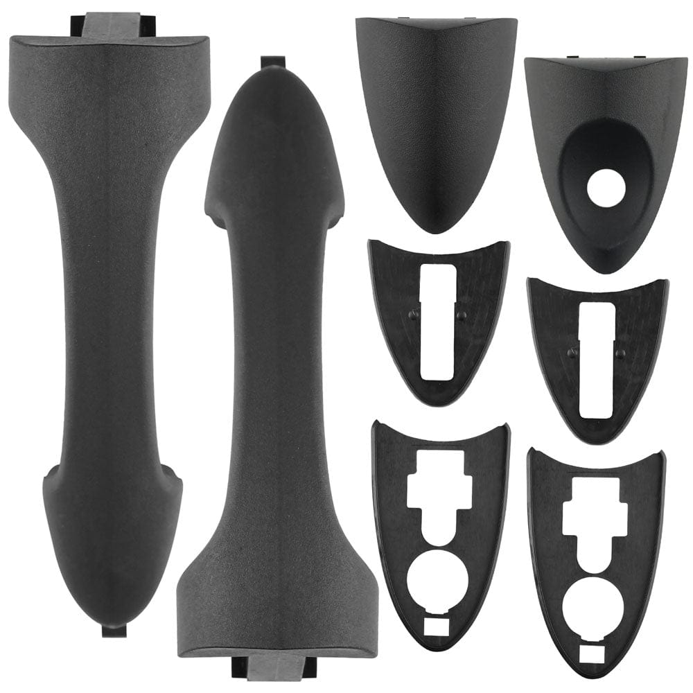 2Pcs Front Exterior Door Handle Fits for Ford Focus 2000-2007, Ford Escape 2001-2007, Mazda Tribute 2001-2006 Outer Outside Car Door Handles