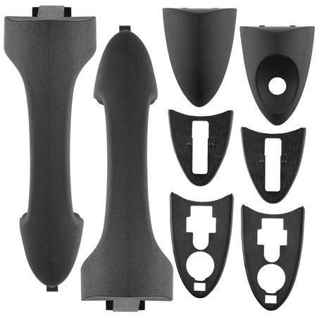 2Pcs Front Exterior Door Handle Fits for Ford Focus 2000-2007, Ford Escape 2001-2007, Mazda Tribute 2001-2006 Outer Outside Car Door Handles