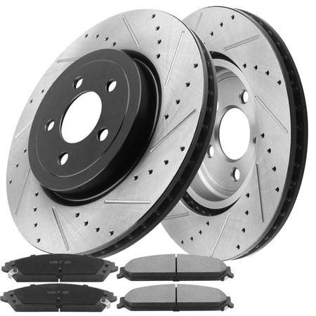 Dodge Challenger Front Brake Rotor & Pad 12063061 D1098