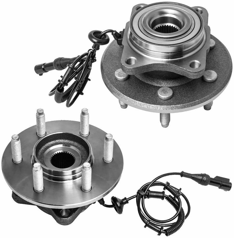 2x Rear Wheel Hub and Bearing Assembly for 2003-2006 Expedition Navigator w/ABS