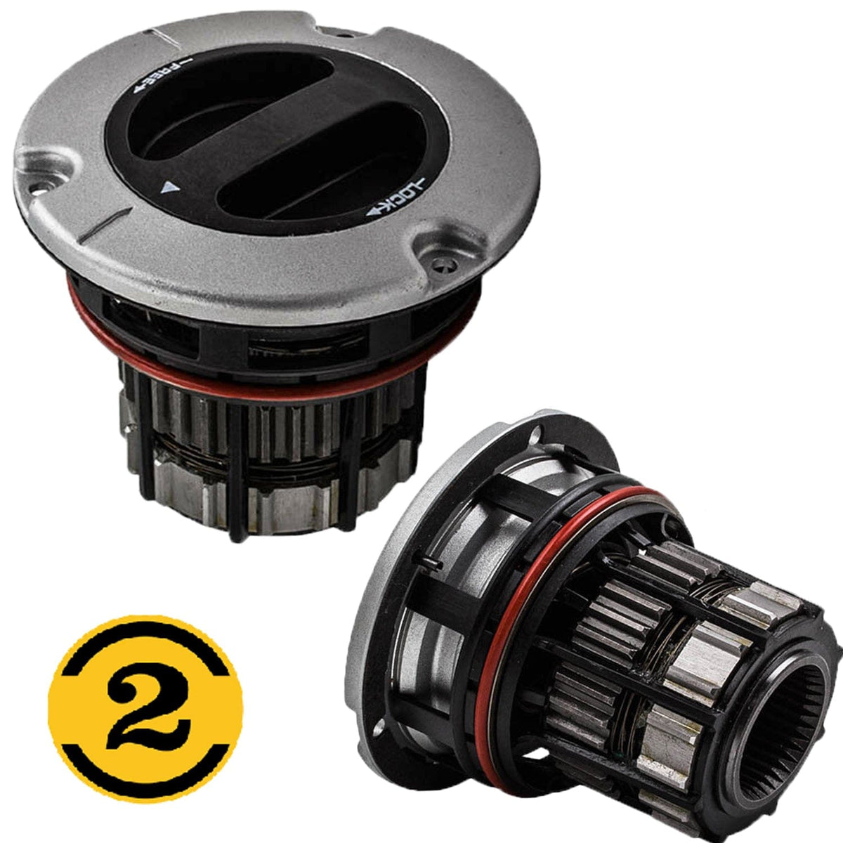 Ford F250-F550 Manual Locking Hub Kit 4x4 Front Axle Assembly 2005-2018 Super Duty