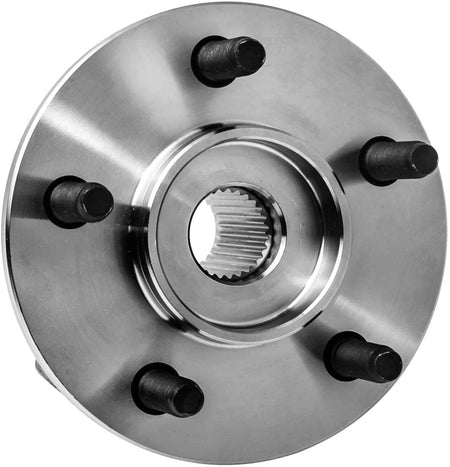 MotorbyMotor 513178 Front Wheel Bearing & Hub Assembly Fits for Jeep Liberty 2002 2003 2004 2005 Wheel Hub w/5 Lugs, Non-ABS (2 PACK)