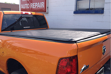 American Tonneau Soft Tri-Fold Tonneau Cover - Folding Truck Bed Cover | AutoAnything