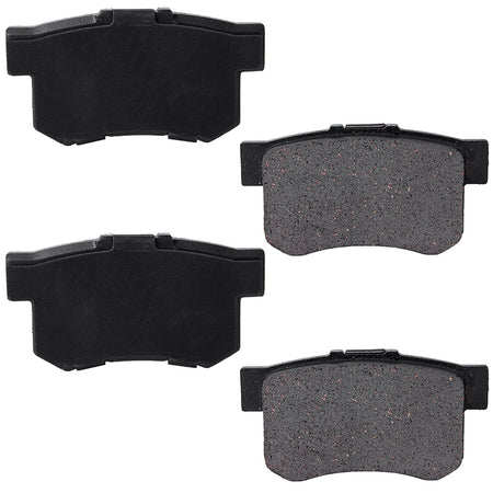 Rear Slotted Disc Brake Rotors + Brake Pad For 2007- 2010 2011 2012 Acura RDX