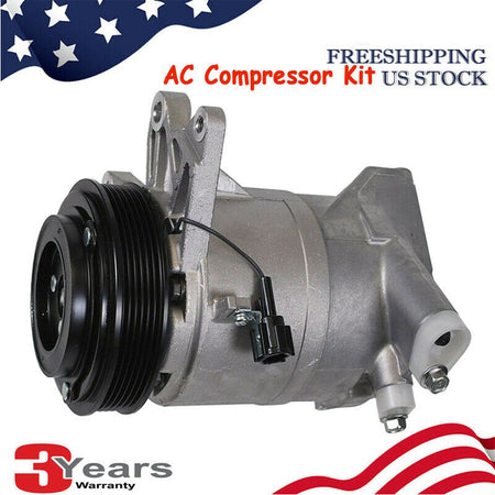 MotorbyMotor 67465 (3.5L V6) A/C Compressor with Clutch Nissan Murano 2003-2007, Nissan Quest 2004-2009, Replace DKS17D, 67465