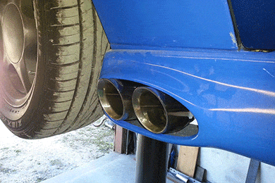 Flowmaster Dual Exhaust Tips - Round Angle Cut Exhaust Tips by Flowmaster - Lowest Price