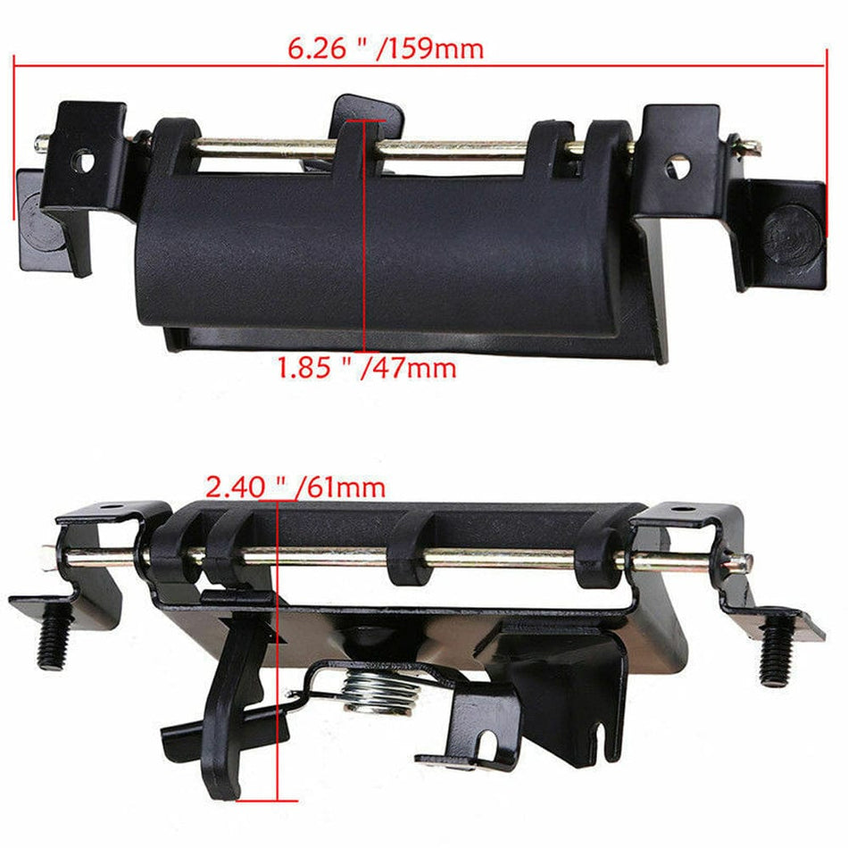 Exterior Handle for 1998-2003 Toyota Sienna Rear Outside Door Handle Fits 2001-2007 Toyota Sequoia Metal Black 690900C080