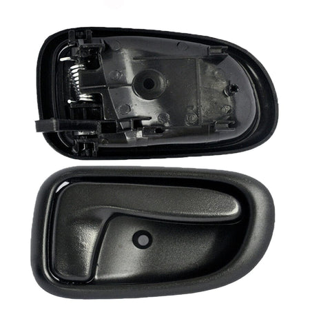 Interior Door Handle Black Set of 4 Kit for 1993-1997 Toyota Corolla inside Front/Rear Driver Passenger Side Inner Door Handles