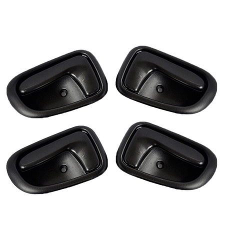 Interior Door Handle Black Set of 4 Kit for 1993-1997 Toyota Corolla inside Front/Rear Driver Passenger Side Inner Door Handles