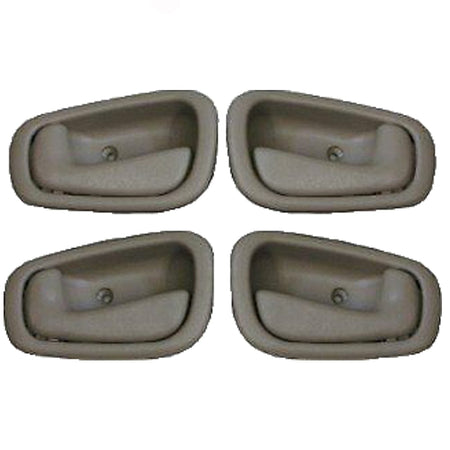 Interior Door Handles Front Rear Left Right Driver Passenger Side Fit 1998-2002 Toyota Corolla GEO Prizm Manual Lock Inside Door Handle-4pcs