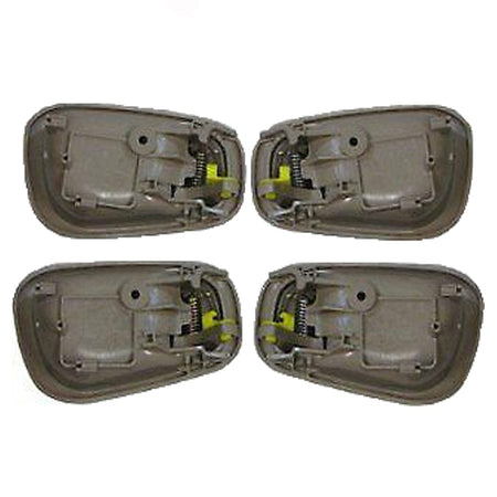 Interior Door Handles Front Rear Left Right Driver Passenger Side Fit 1998-2002 Toyota Corolla GEO Prizm Manual Lock Inside Door Handle-4pcs