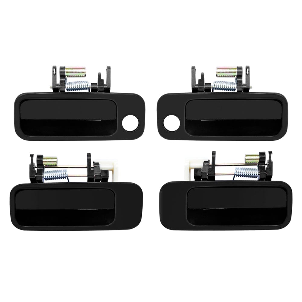 Set of 4 Exterior Door Handle for 1997-2001 Toyota Camry Front Rear Black 69220-AA010