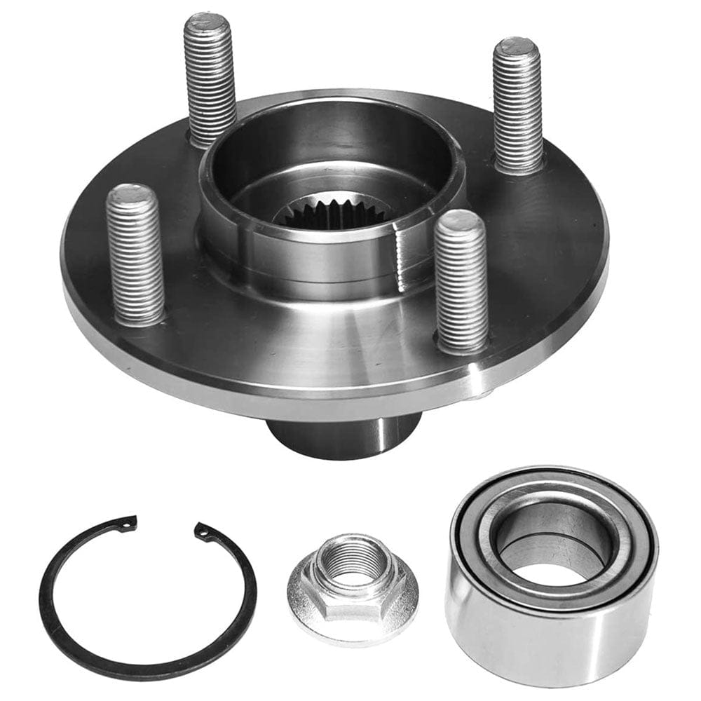MotorbyMotor 518510 Front Wheel Bearing and Hub Assembly Fits for 2000-2011 Ford Focus Wheel Hub w/4 Lugs w/ABS - 2 PACK