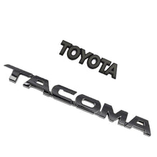 Load image into Gallery viewer, Toyota Tacoma Emblem Tailgate Badge Matte Black
