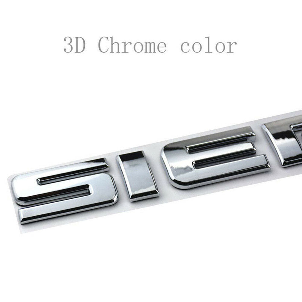 GMC Sierra Emblem Rear Tailgate Door Nameplate 3D Letter OEM Chrome