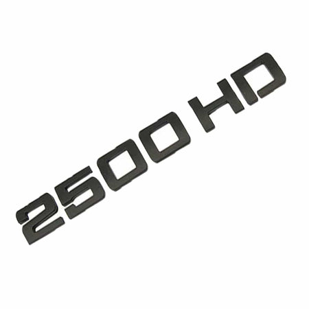 GMC Sierra 2500HD Emblem - 2500HD Letter Matte Black