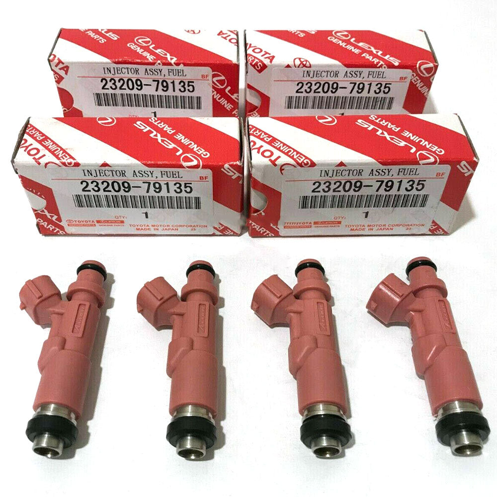 4 New OEM Fuel Injectors 23209-79135 for 4Runner Tacoma 2.7 2.4 L4