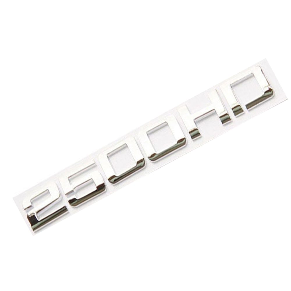 GMC Sierra 2500HD Emblem - 2500HD Letter Chrome