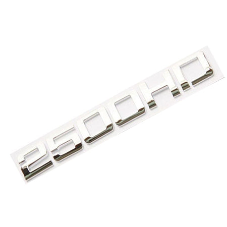 GMC Sierra 2500HD Emblem - 2500HD Letter Chrome