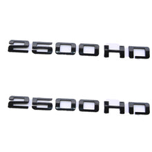 Load image into Gallery viewer, GMC Sierra Chevy Silverado 2500HD Emblems Badges Matte Black