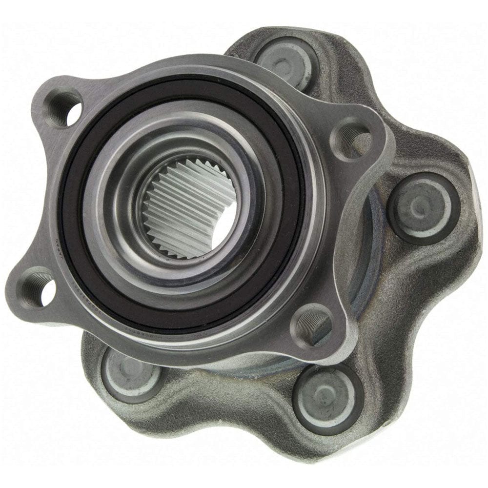 MotorbyMotor 512363 Rear Wheel Bearing and Hub Assembly Fits for Nissan Murano 2003 2004 2005 2006 2007 Wheel Hub w/5 Lugs, AWD (2 PACK)