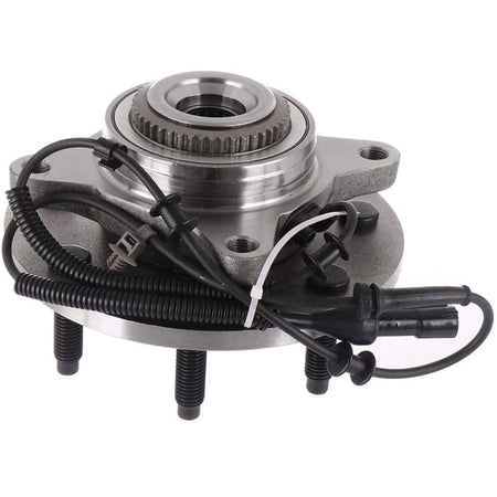 MotorbyMotor 515047 Front Wheel Bearing & Hub Assembly Fits for  2004 2005 Ford F-150 Wheel Hub w/7 Lugs [w/ABS, 4WD 4x4] - 2 PACK