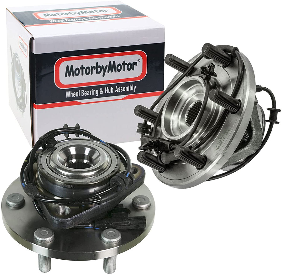 MotorbyMotor 515127 Front Wheel Bearing Hub Assembly 6 Lugs  Infiniti QX56 2011-2013, Infiniti QX80 2014-2019, Nissan Armada 2017-2020-2 Pack