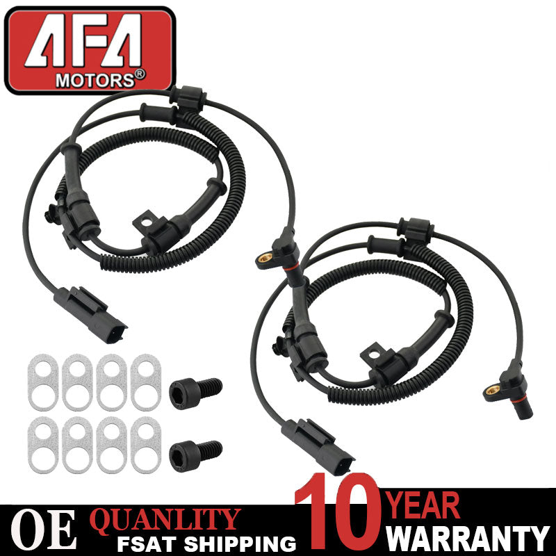 4WD Front ABS Wheel Speed Sensor Pair For 2011-2016 Ford F-250 F-350 Super Duty