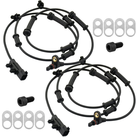 2PCS Front Wheel Speed Sensor Wire Harness For Jeep Wrangler JK ABS Sensor