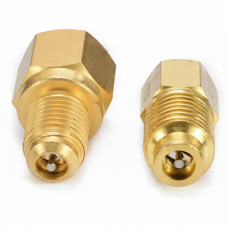 Car AC Fitting Conversion Adapters R12 To R134a R134a to R12 Copper Vacuum Pump