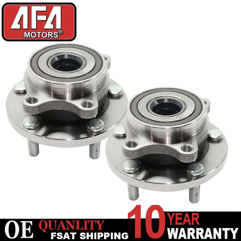 Pair 2 Front Wheel Hub and Bearing Assembly for 2015 - 2019 Subaru WRX&WRX STI