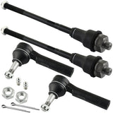 Front Inner Outer Tie Rod End for Yukon Silverado Sierra 1500 Tahoe Avalanche 2pcs